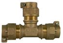 1 x 1 x 3/4 in. CTS Compression Water Service Brass Reducing Tee