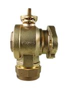 1 in. CTS Compression x Angle Ball Valve