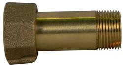 1 in. Straight Brass Meter Coupling