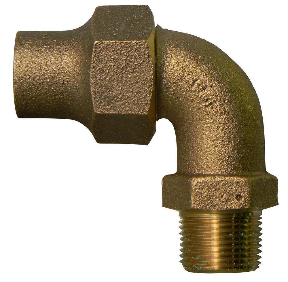 A.Y. McDonald Flared x MIP 90 Degree Elbow Bend 