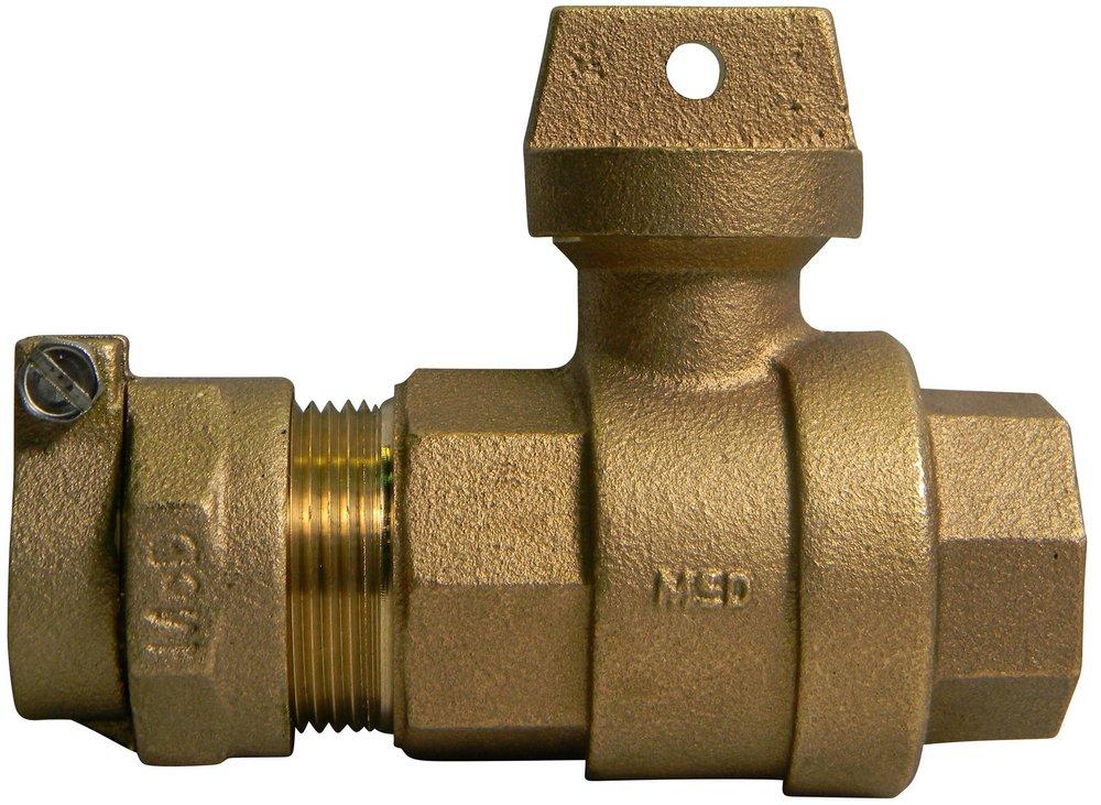 A.Y. McDonald CTS Compression x FNPT Brass Curb Stop 