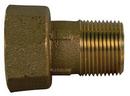 3/4 x 1-1/2 in. Swivel Nut x MNPT Straight Brass Meter Coupling