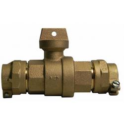 1-1/4 in. Compression Curb Stop Valve