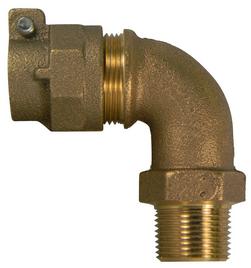 1 in. CTS Compression x MIP 90 Degree Elbow Bend