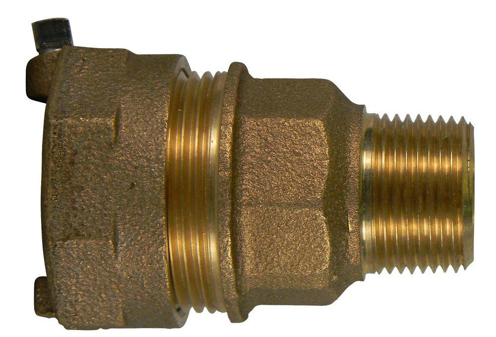 A.Y. McDonald Compression x MNPT Water Service Brass Coupling 