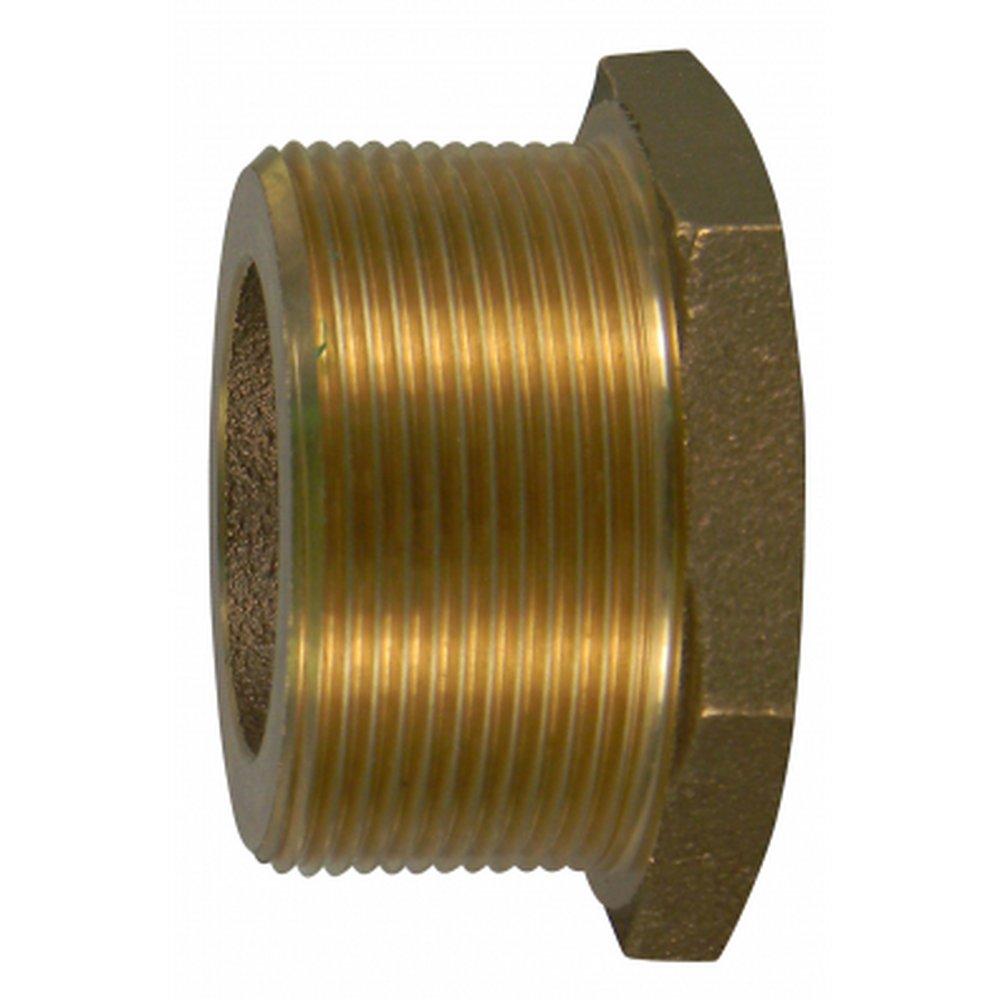A.Y. McDonald Male Meter Thread x FNPT Water Service Brass Bushing 