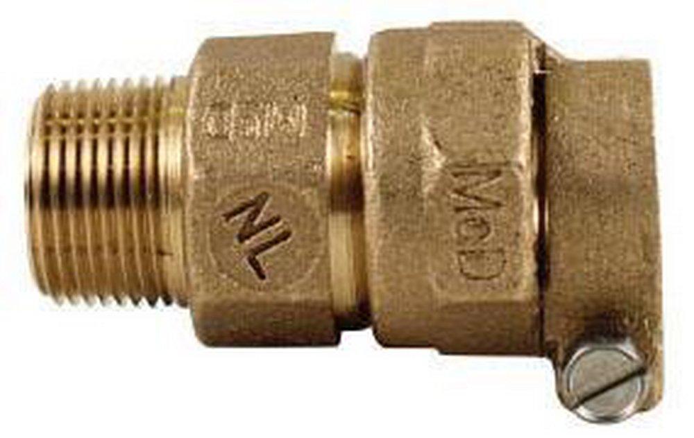 A.Y. McDonald Compression x MNPT Brass Coupling 