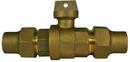 3/4 in. Flared Water Service Brass Curb Stop Ball Valve