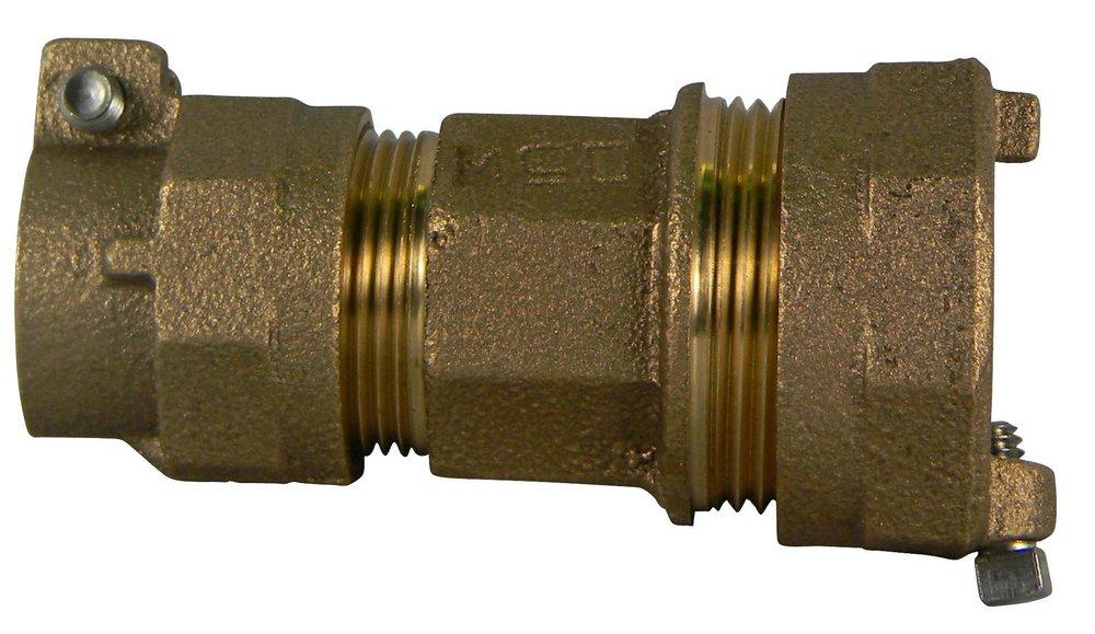 A.Y. McDonald CTS Compression x IP Compression Brass Reducing Union 3-Part 