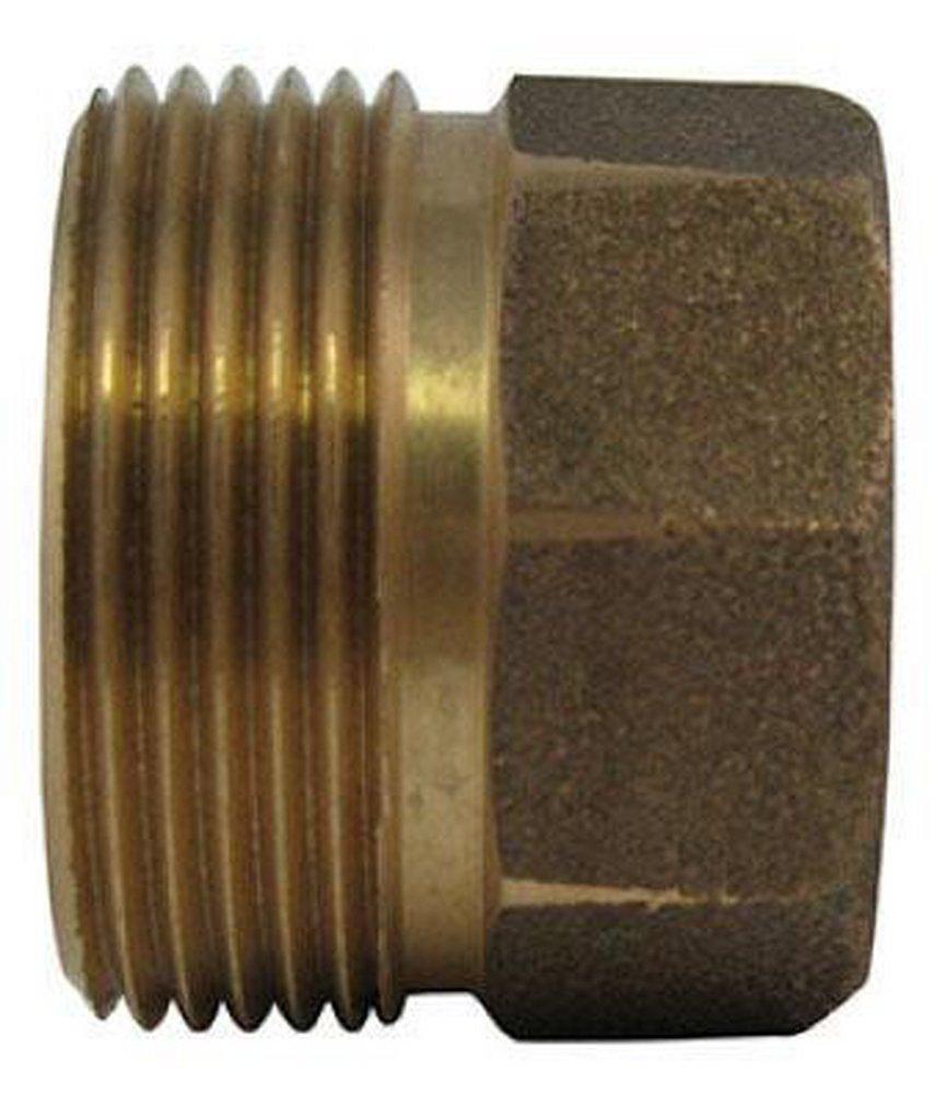A.Y. McDonald Female Meter Threaded x Male Meter Threaded Brass Meter Adapter 