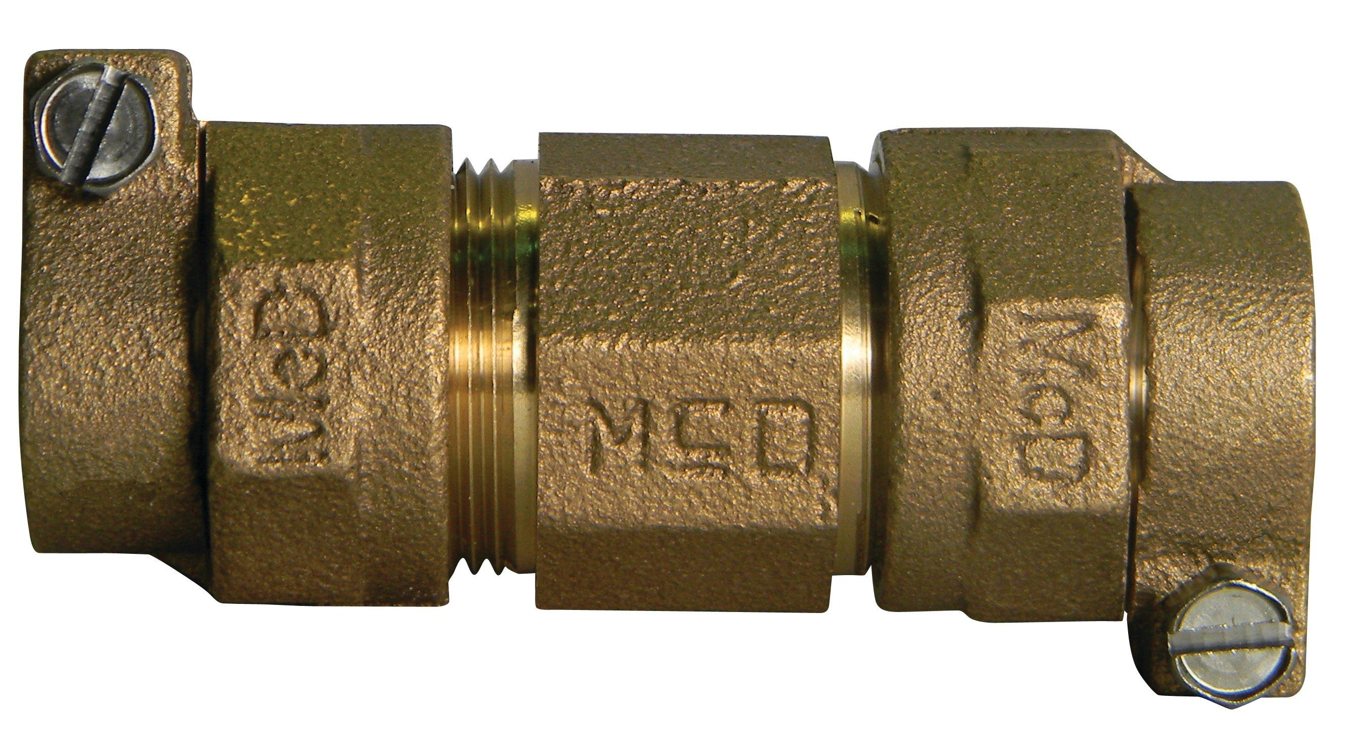 A.Y. McDonald Compression Brass Reducing Coupling 