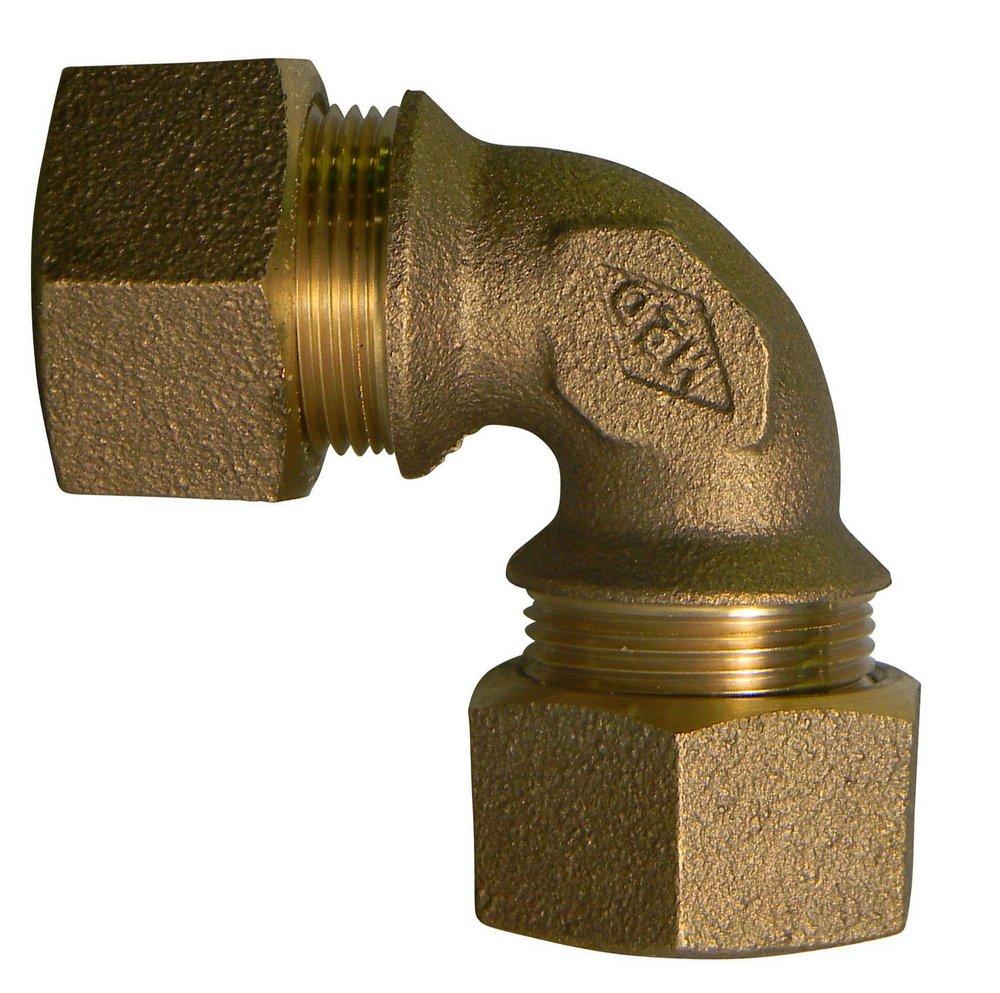 A.Y. McDonald CTS x Grip Joint Compression 90 Degree Elbow Bend 