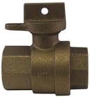 3/4 in. FIP Brass Ball Valve Curb with Lockwing