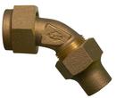 1-1/2 in. Female Copper Flare Swivel x Flared 45 Degree Bend with Single Valve