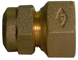 3/4 in. Compression x Female Flare Brass Coupling