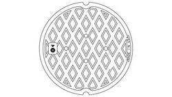 23-3/4 in. Left Hinge Undipped Cover