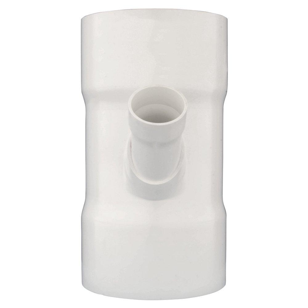 White PVC DWV Wye 