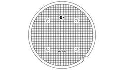 4 in. Plain Manhole Cover