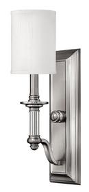 Hinkley Brushed Nickel 4-1/2 in. 60W 1-Light Wall Sconce 