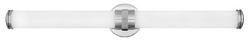 53W 1-Light Integrated Vanity Fixture in Chrome