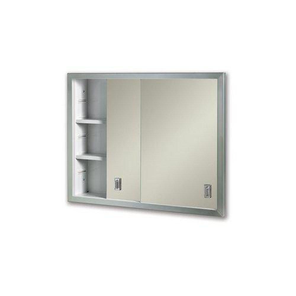Jensen Basic White 18-15/16 in. Recessed Mount Medicine Cabinet 