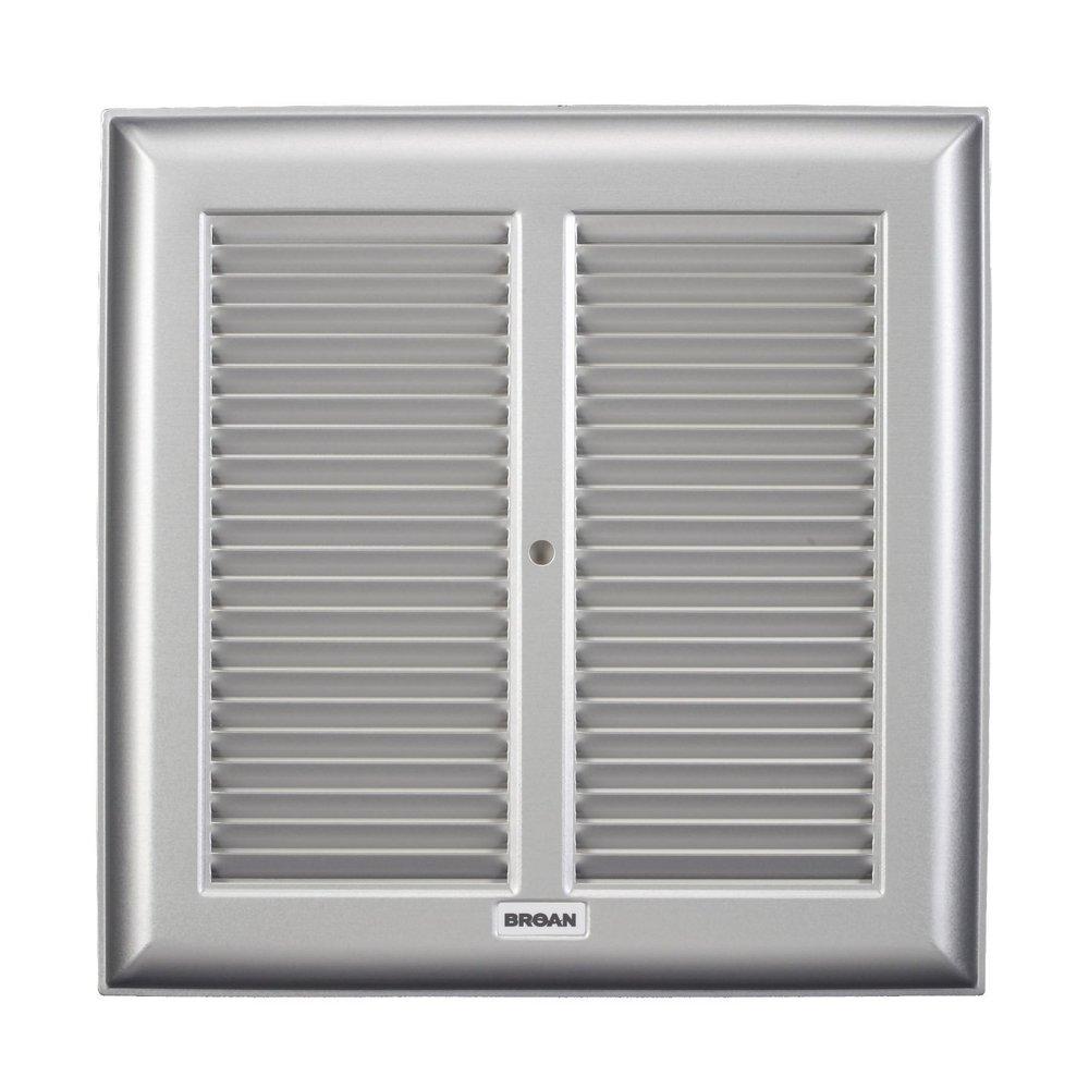 Broan White Grille in Silver 