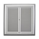 Grille in Silver 660, 662, 664, 665, 666 and 668 Bath Fans