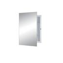 Rangaire White 16 x 22 x 3-5/8 in. Polystyrene Recessed Mount Medicine Cabinet 