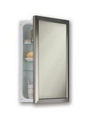 Jensen Satin Nickel 25-1/2 in. Recessed Mount Medicine Cabinet 