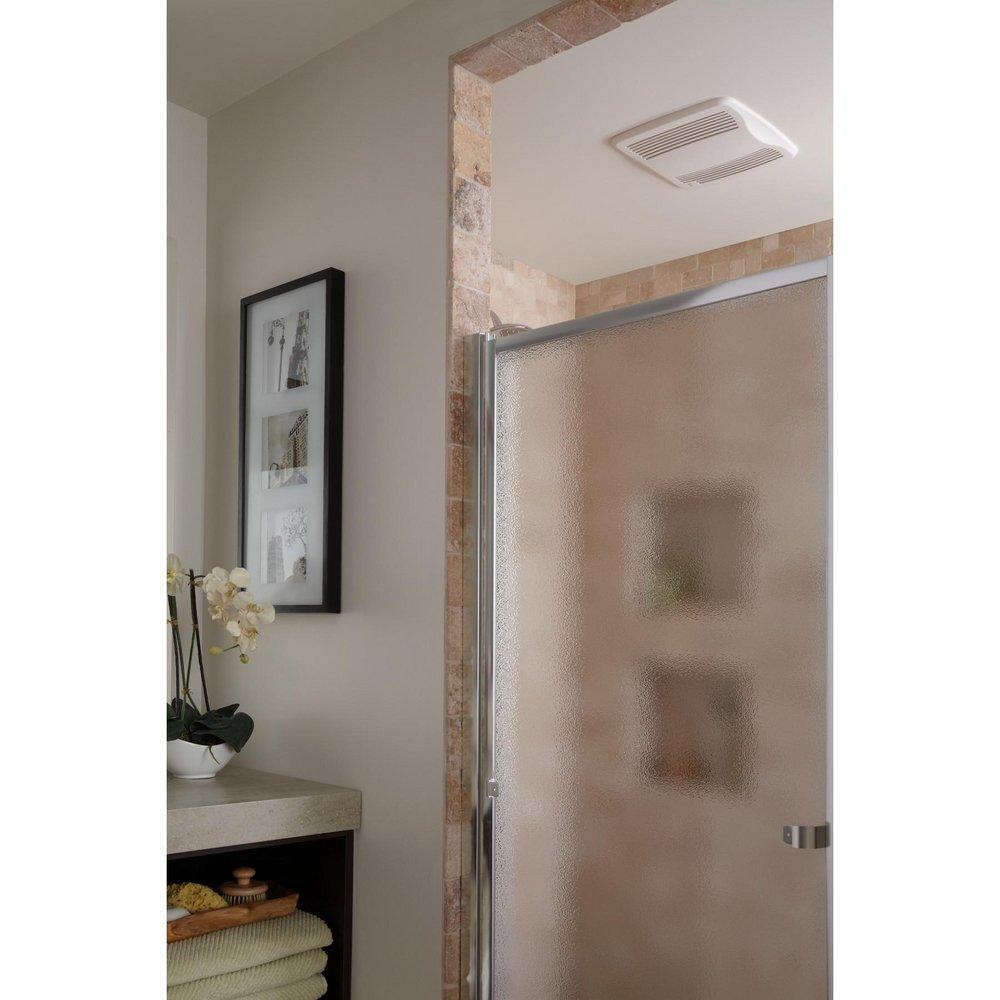 Broan White Bathroom Exhaust Fan in White 