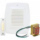 Nutone White Builder Kit with Lighted Recessed Pushbutton 