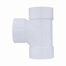 White PVC DWV Sanitary Tee 
