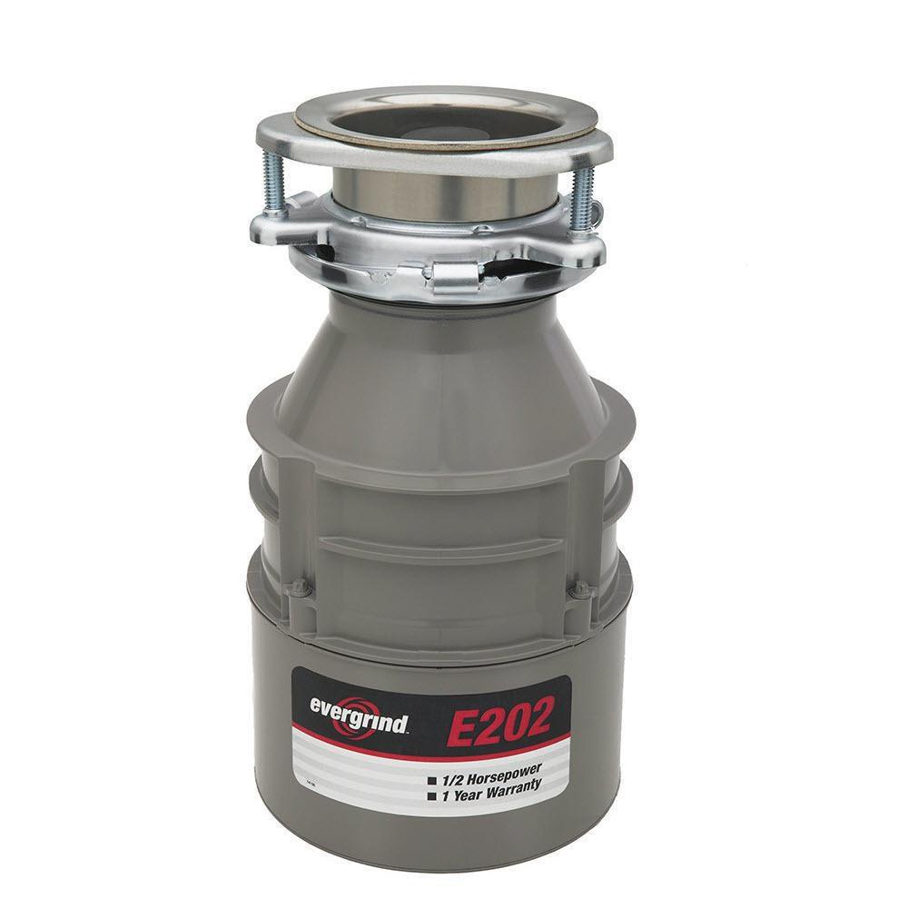 InSinkErator® Waterborne Grey Enamel Continuous Feed Garbage Disposal with Power Cord 