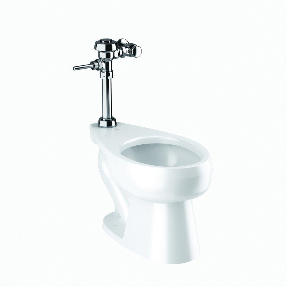 Sloan Valve White 1.28 gpf Elongated Two Piece Toilet 