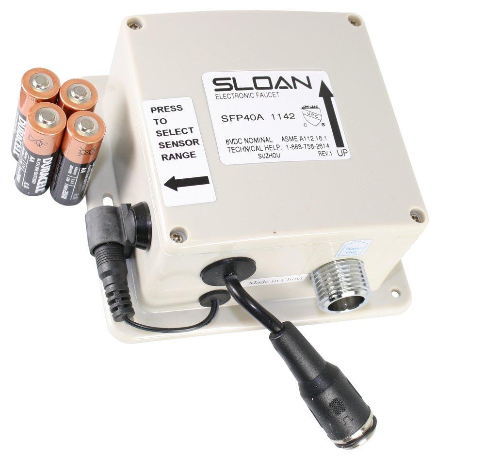 Sloan Valve Control Box with Button for SF Series Faucets 