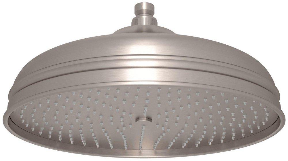 ROHL&reg; Satin Nickel Single Function Rain Showerhead 