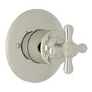 ROHL&reg; Polished Nickel Volume Control Valve Trim with Single Cross Handle 