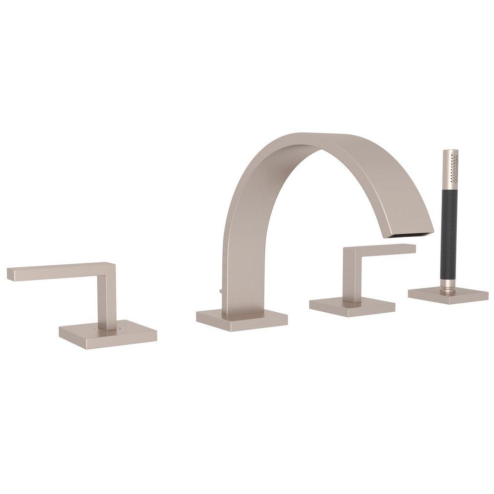 ROHL&reg; Satin Nickel Two Handle Roman Tub Faucet 