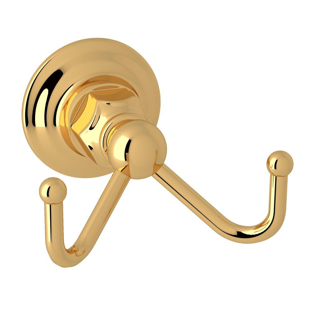 ROHL&reg; Inca Brass 2 Robe Hook 