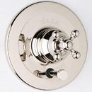 Pressure Balance Concealed Tub and Shower Diverter Valve Trim with Single Lever Handle in Polished Chrome