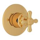 ROHL&reg; Italian Brass Volume Control Valve Trim with Single Cross Handle 
