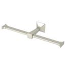 10-3/8 in. Wall Mount Double Wall Mount Toilet Tissue Holder in Polished Nickel