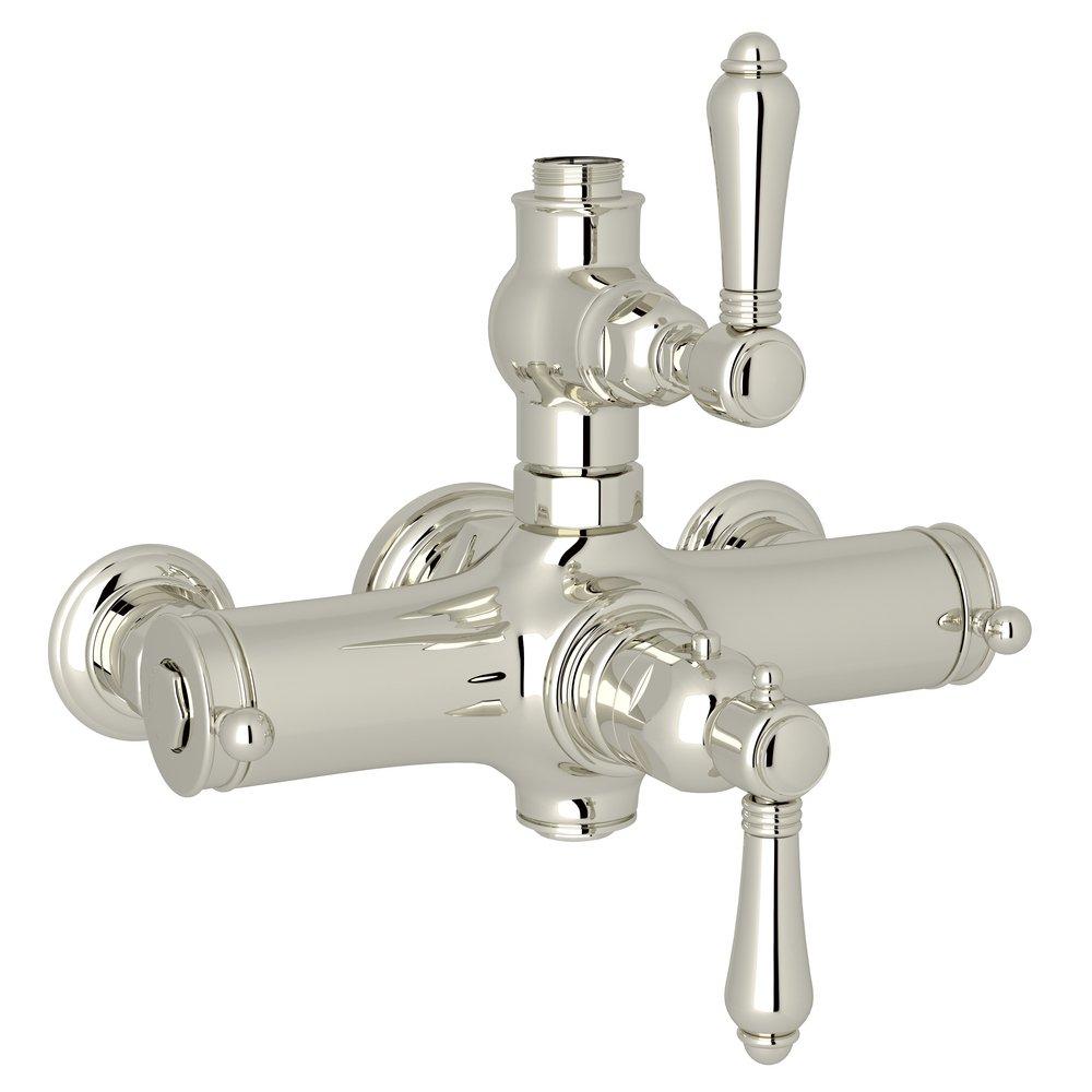 ROHL&reg; Polished Nickel 3/4 in. Female NPT x G Thread Thermostatic Valve 