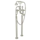 19 gpm Tub Filler with Triple Lever Handle in Polished Nickel