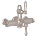ROHL&reg; Satin Nickel 3/4 in. Female NPT x G Thread Thermostatic Valve 