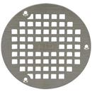 Zurn Nickel 4-3/5 in. Round Grid Strainer Nickel Bronze 