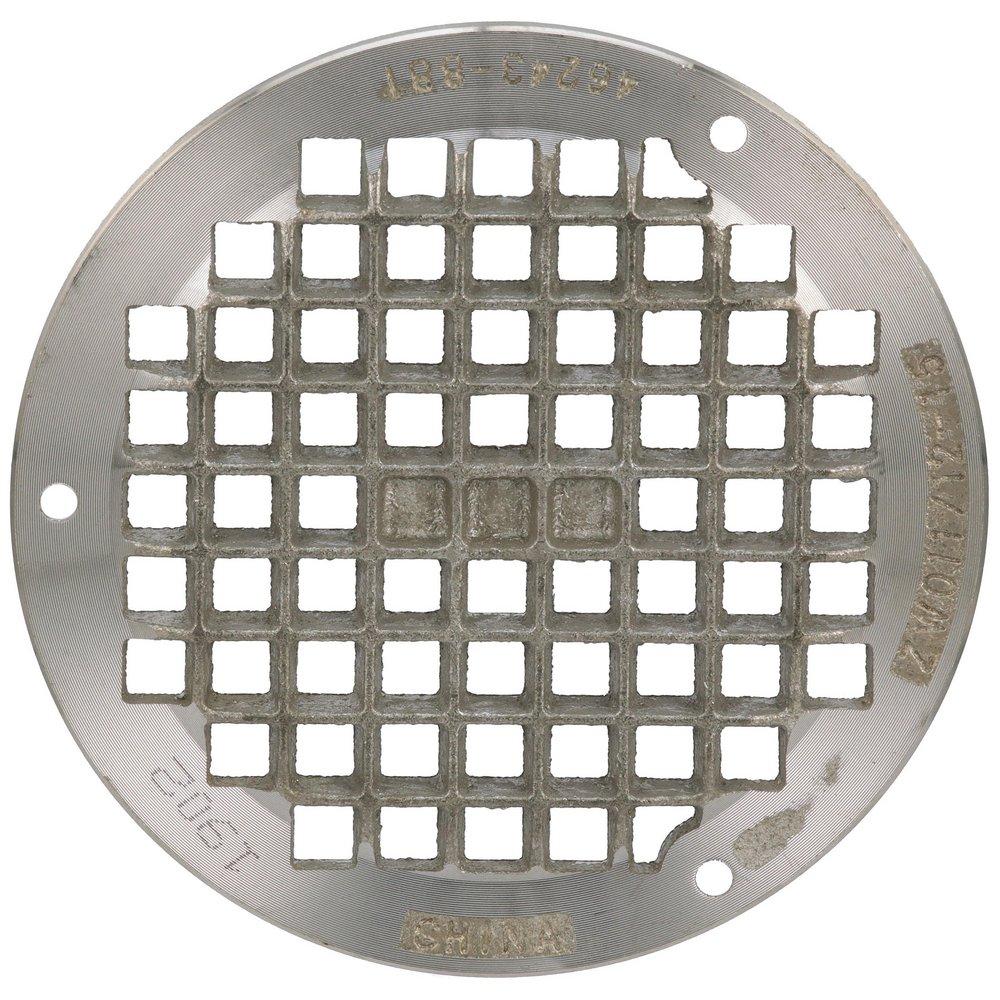 Zurn Nickel 4-3/5 in. Round Grid Strainer Nickel Bronze 