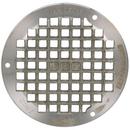 Zurn Nickel 4-3/5 in. Round Grid Strainer Nickel Bronze 