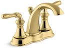 Two Handle Centerset Bathroom Sink Faucet in Vibrant® Polished Brass