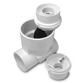 4 in. Plastic Solvent Weld Backwater Valve